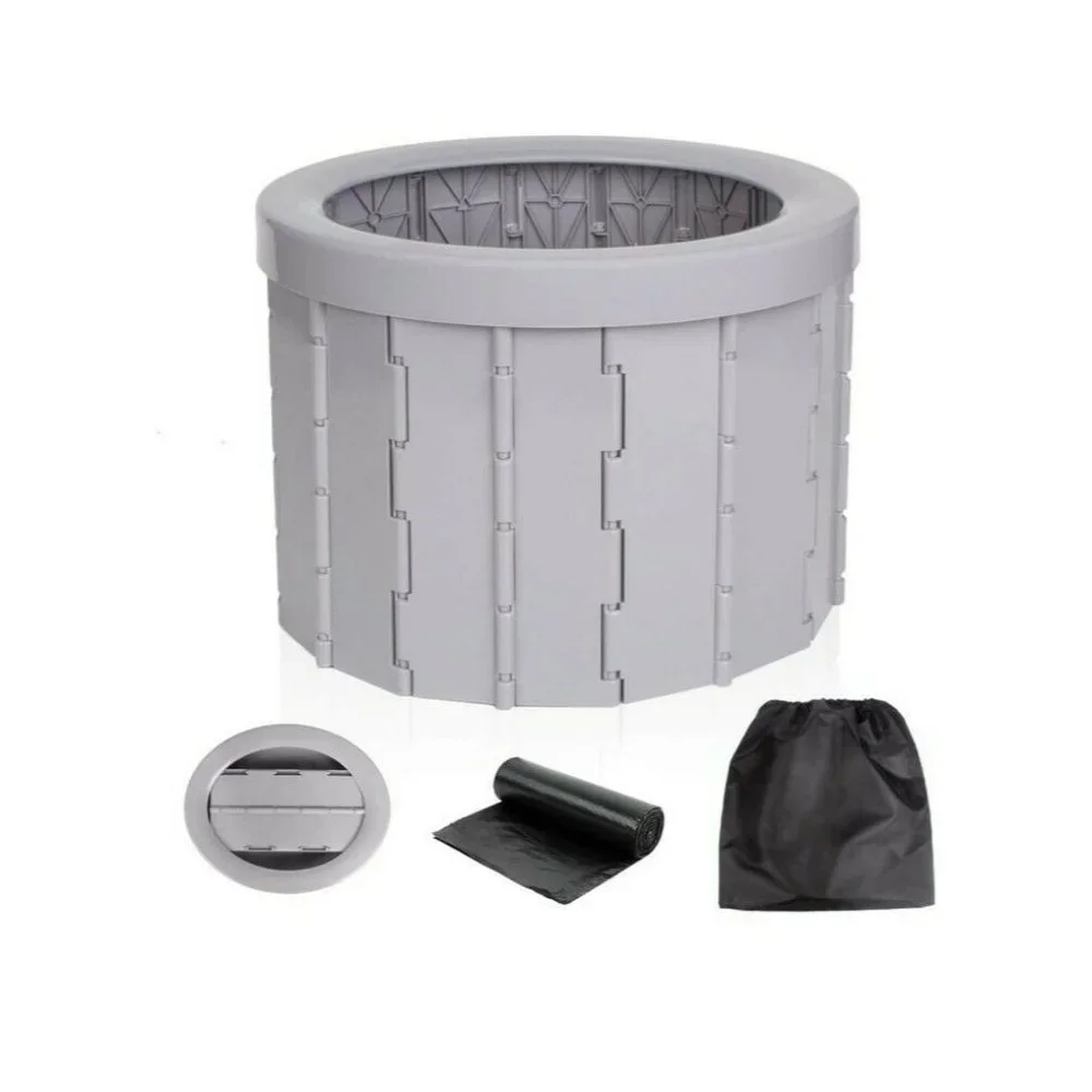 PFYK Portable Toilet Camping Toilet Outdoor Commode Car Toilet Folding NEW